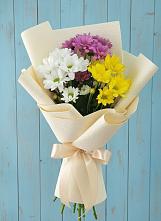 Букет цветов из:  Хризантемы в Горы