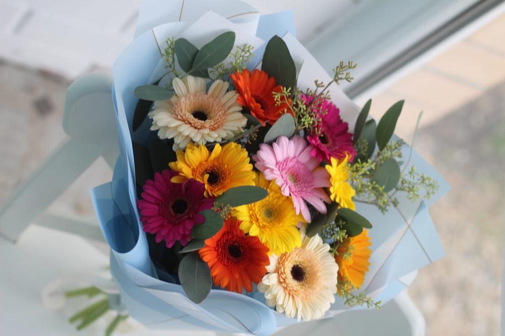 Букет цветов из: Герберы в Горы