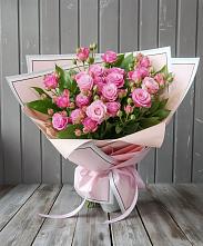 Букет Розовый кустик в Горы