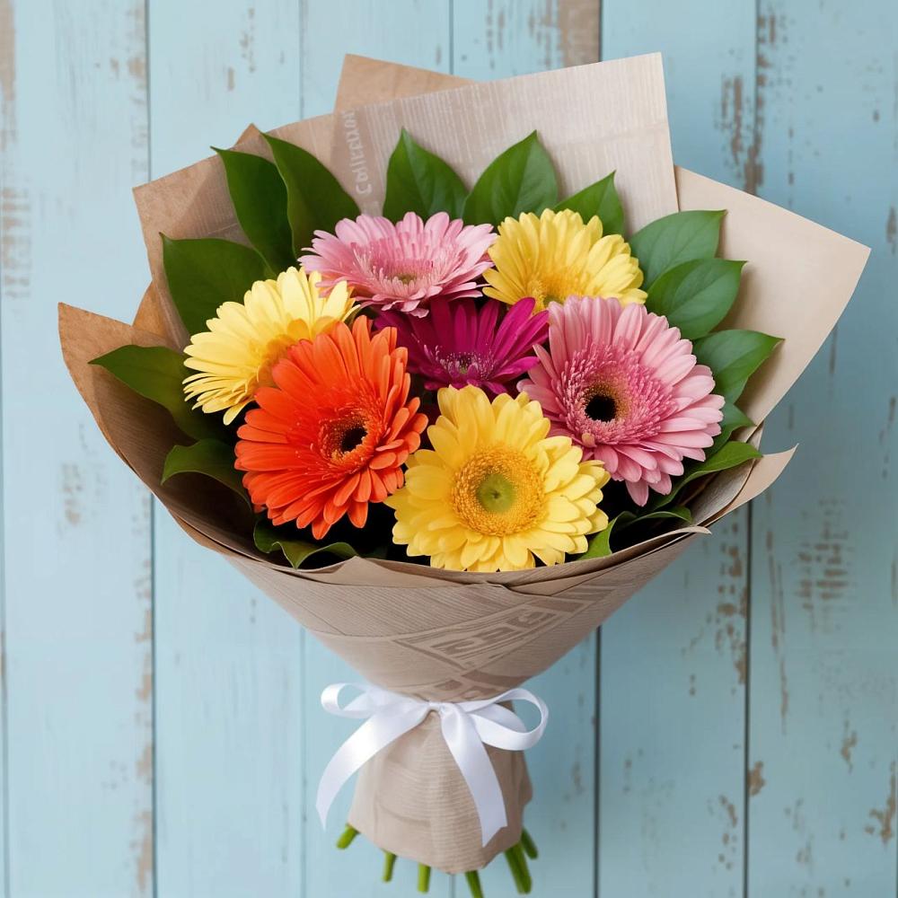 Букет цветов из: Герберы в Горы