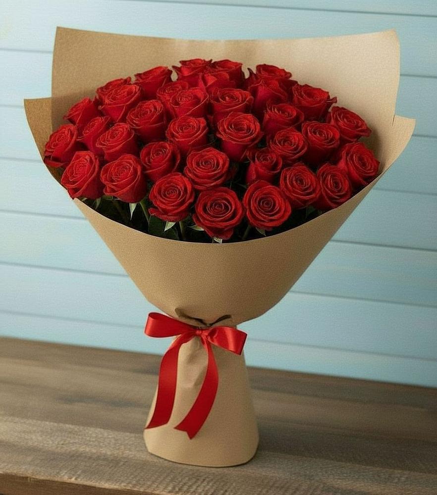 Букет Красные розы Милано в Горы