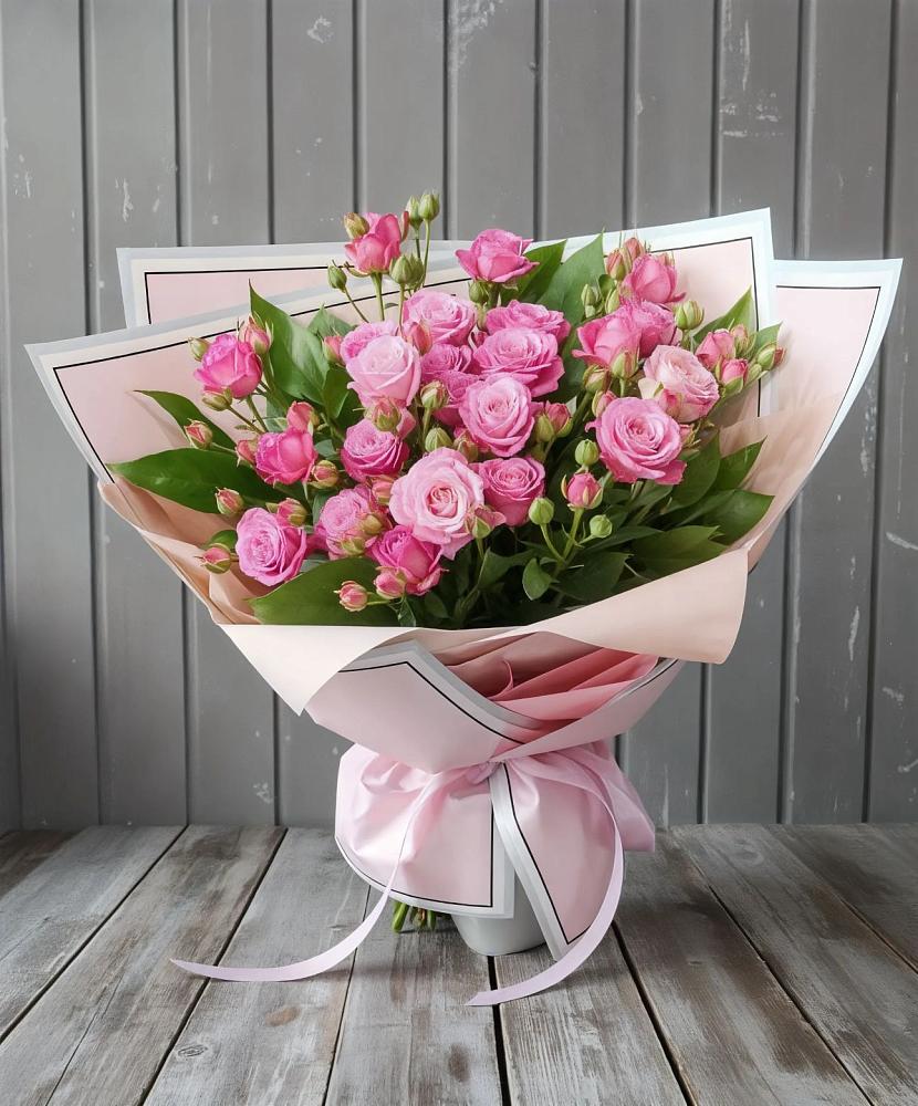 Букет Розовый кустик в Горы
