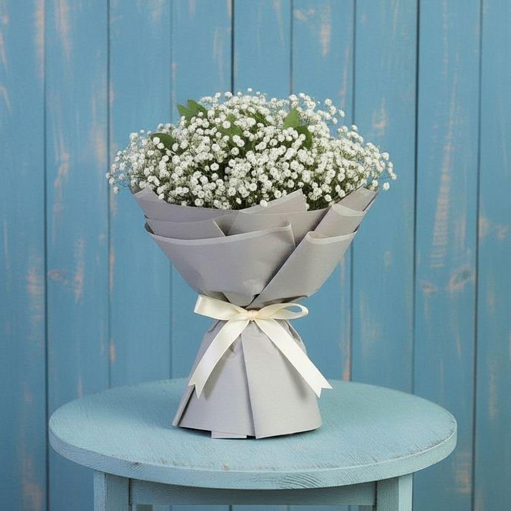 Букет цветов из: Гипсофила в Горы