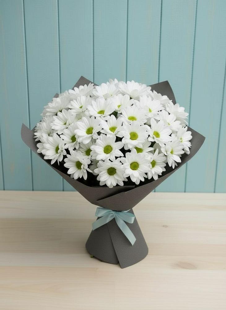 Букет цветов из: Хризантемы в Горы