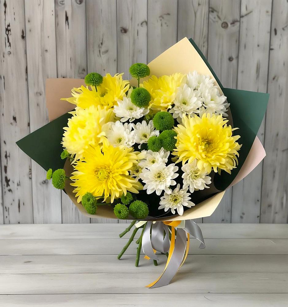 Букет цветов из: Хризантемы в Горы