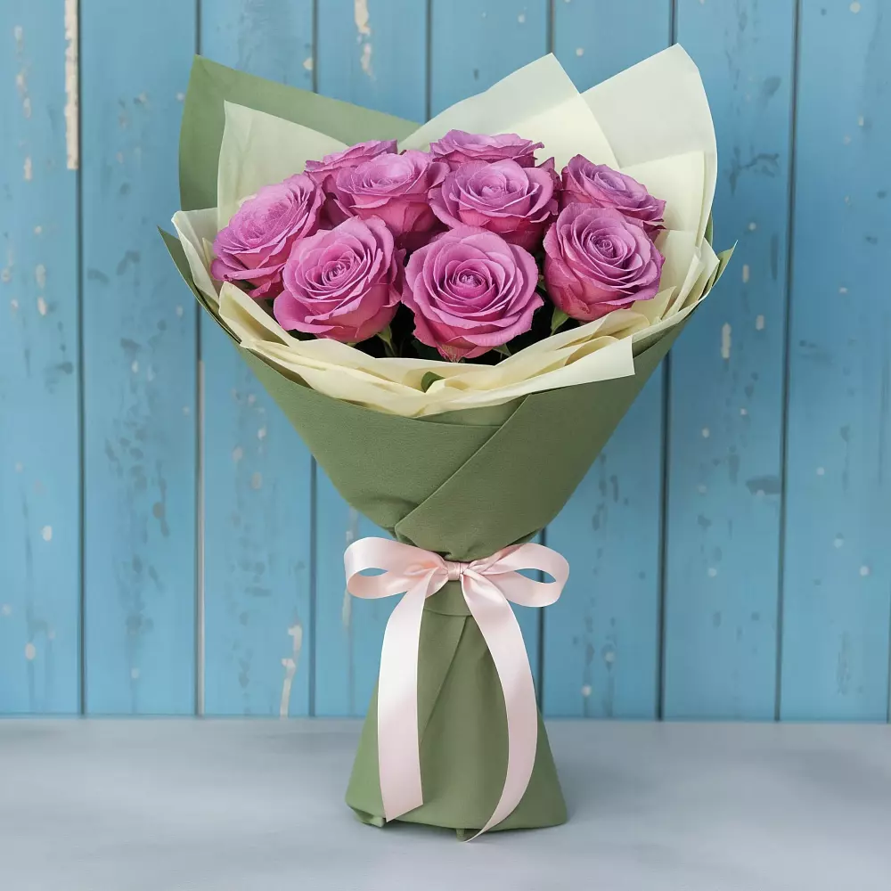 Букет Розы Фёрст Леди в Горы