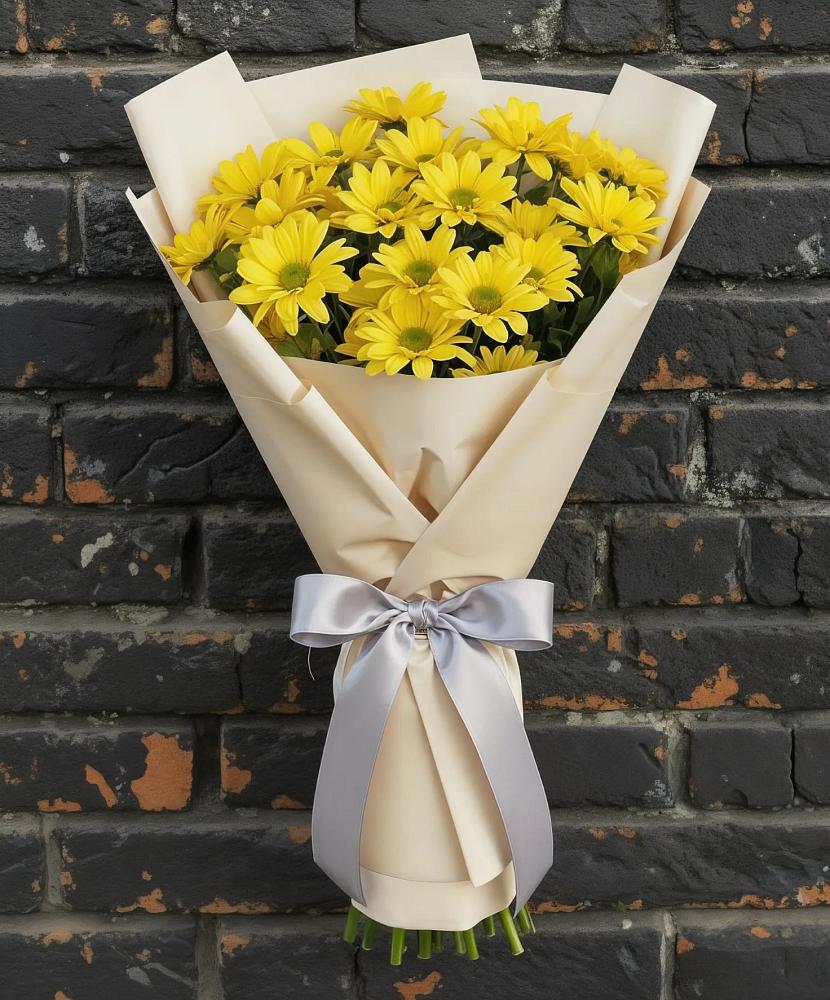 Букет цветов из: Хризантемы в Горы