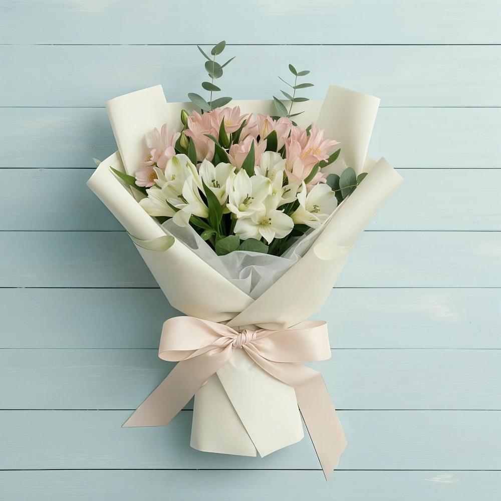 Букет цветов из: Альстромерии в Горы