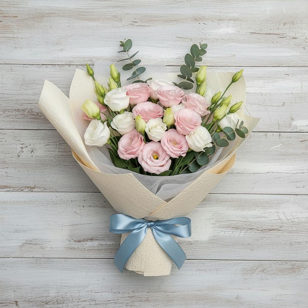 Букет цветов из: Лизиантусы в Горы